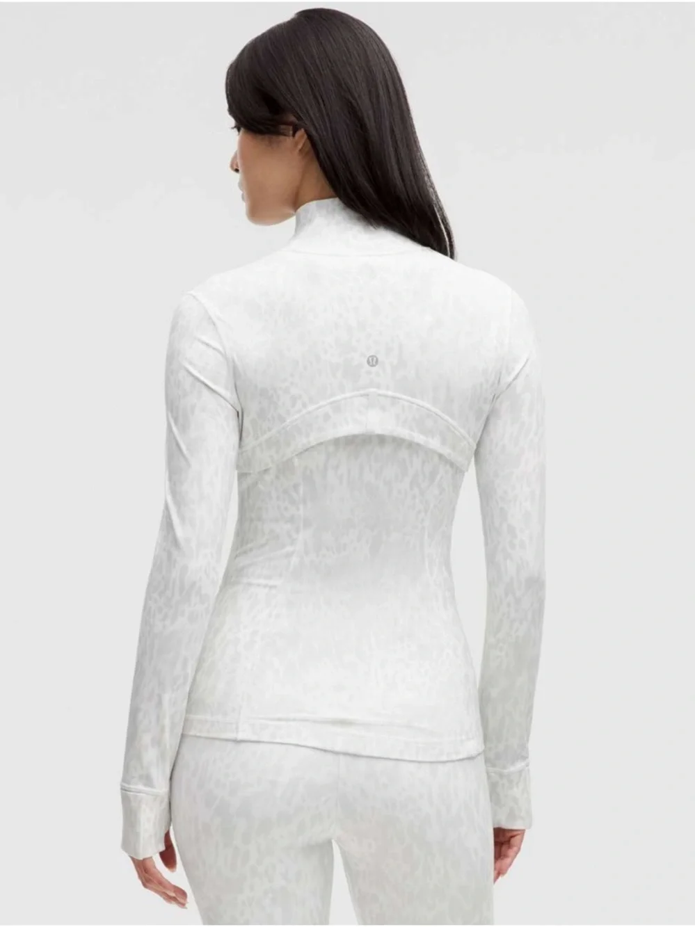 Lululemon Define Jacket *Nulu Contour Spot White Multi Sporty Outdoor 4 Pilates - Picture 2 of 13
